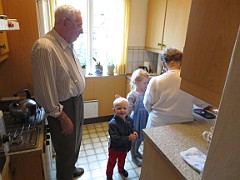 17 okt - Besoeg hos Oldemor og Oldefar