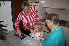 24 dec -  Juleaften hos Mormor og Morfar